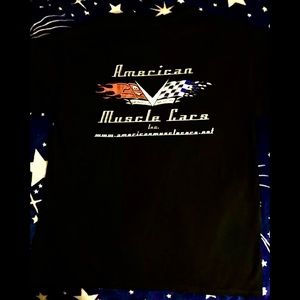 American Muscle Cars Inc Tshirt Mens sz L San Bernardino CA Car Collector NEW